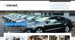 Desktop Screenshot of miriad-products.com
